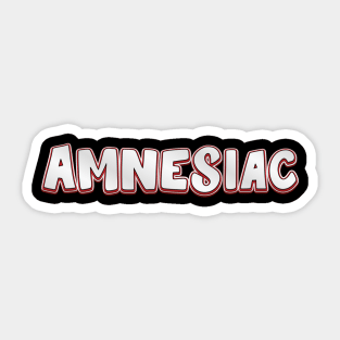 Amnesiac (Radiohead) Sticker